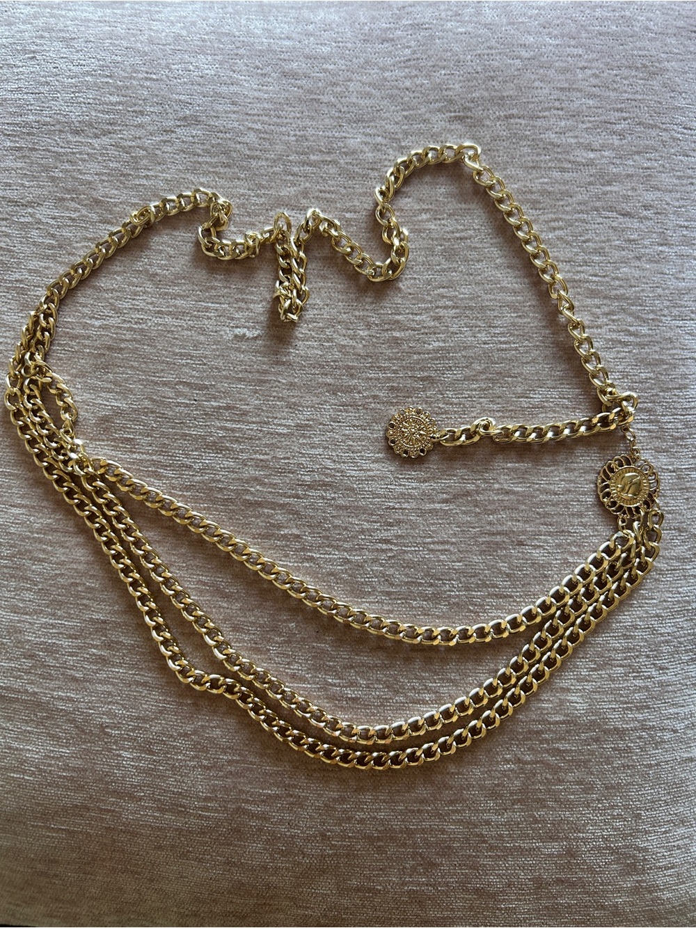 Chunky Gold Chain belt - Picture 3 of 6